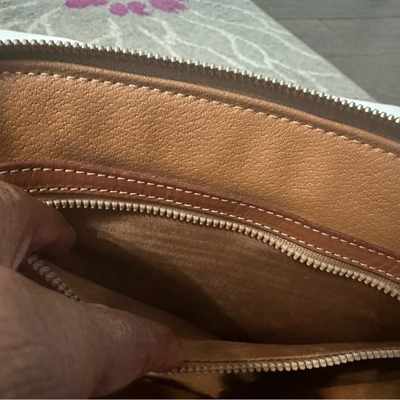 Celine Brown Leather Satchel - Picture 8 of 10